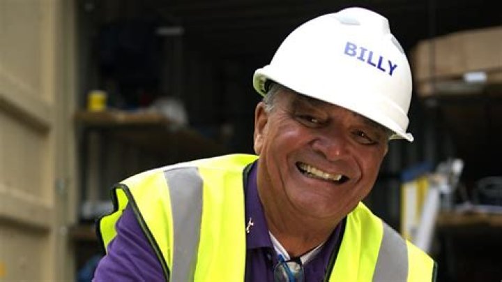 Billy Byrne from the BBC 1 program 'DIY SOS' dressed as a Christmas