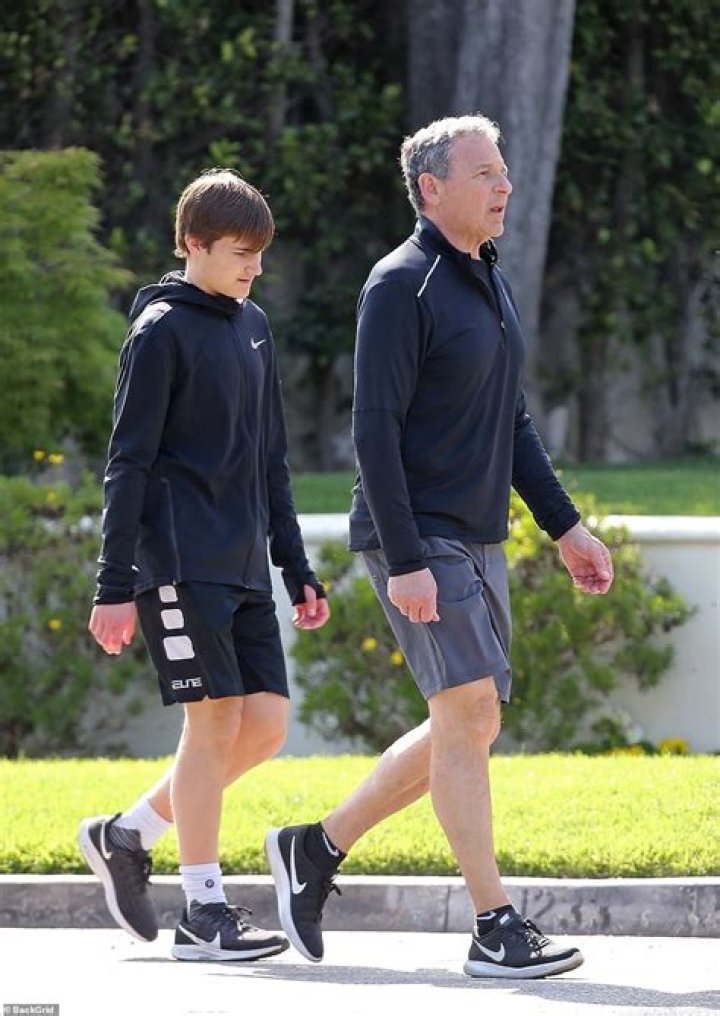 Bob Iger jogs with his family in California after ALL of his