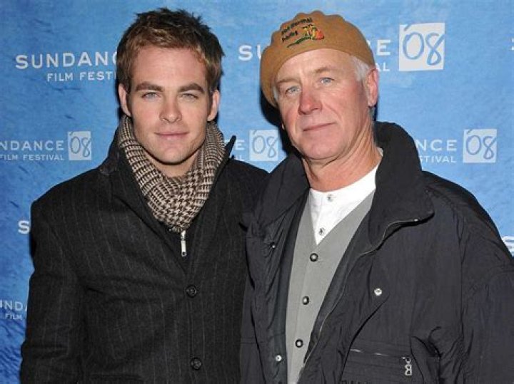Chris Pine & Dad Robert Pine Rebecca Minkoff Fashion Show! Photo