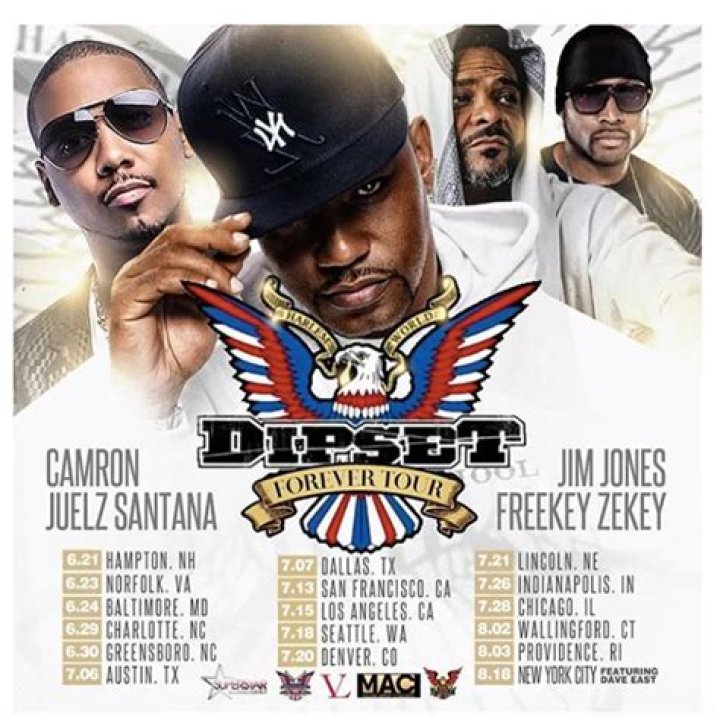 Dipset Forever Tour ft. Cam'Ron, Jim Jones, Freekey Zeekey in