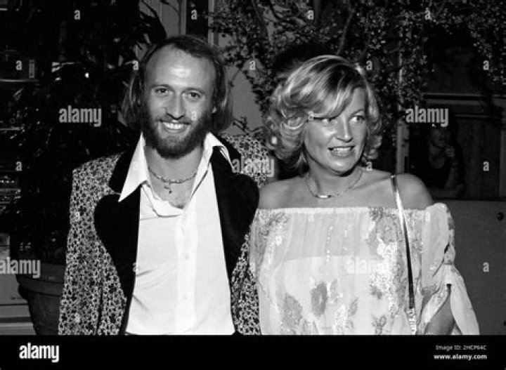 Maurice Gibb and wife Yvonne Gibb Circa 1990's . Credit Ralph