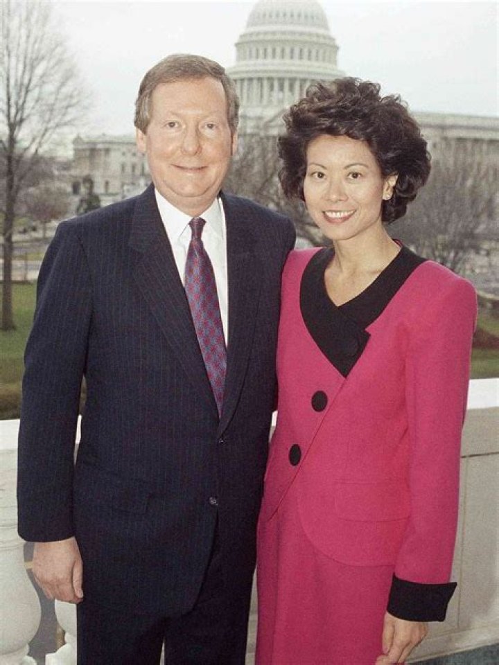 Mitch McConnell wives Meet Elaine Chao & Sherrill Redmon