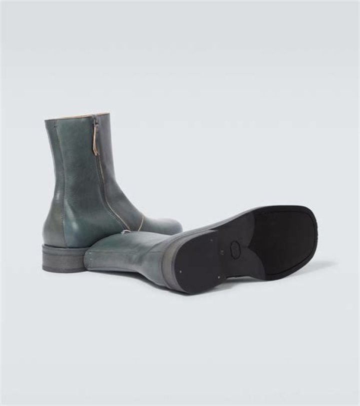 OUR LEGACY green Camion leather boots Browns