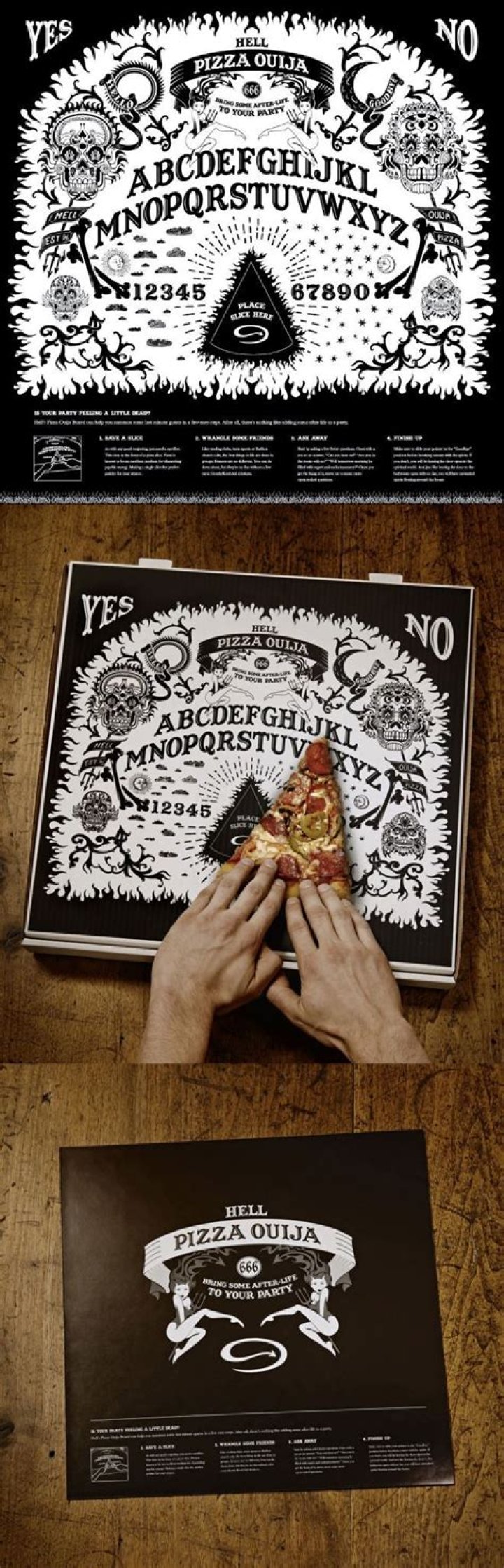Pizza Ouija — Mother Mona C. Harvey. 1995 Foto arte, Fotos, Rock clásico