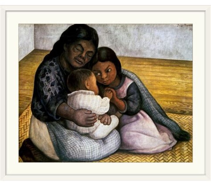 Rivera Mother and Children Diego rivera, Frida and diego, Mother and