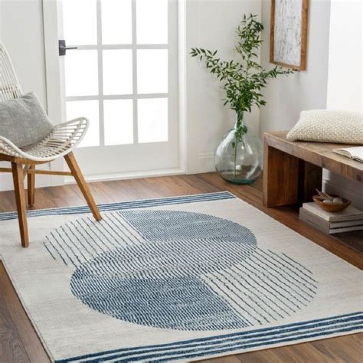 SURYA Tapis de Salon et Chambre Berb&egrave;re Losange Dos de Coton