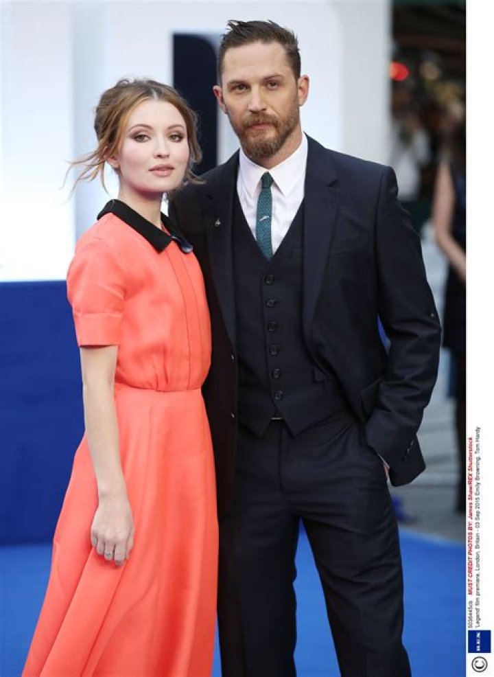 tom hardy emily browning get married for legend 01 Tom Hardy and Emily