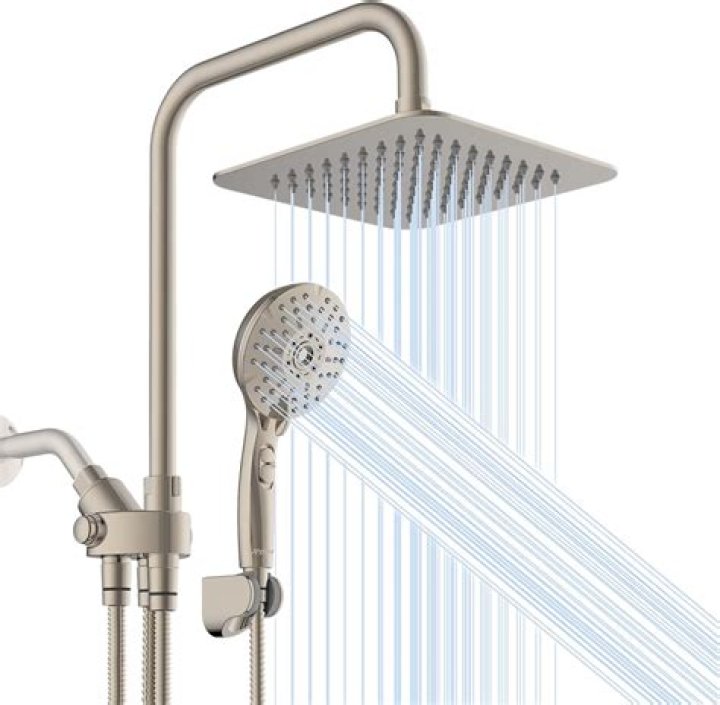 Trimble Dual Shower Head Shower System with Hand Shower Shower