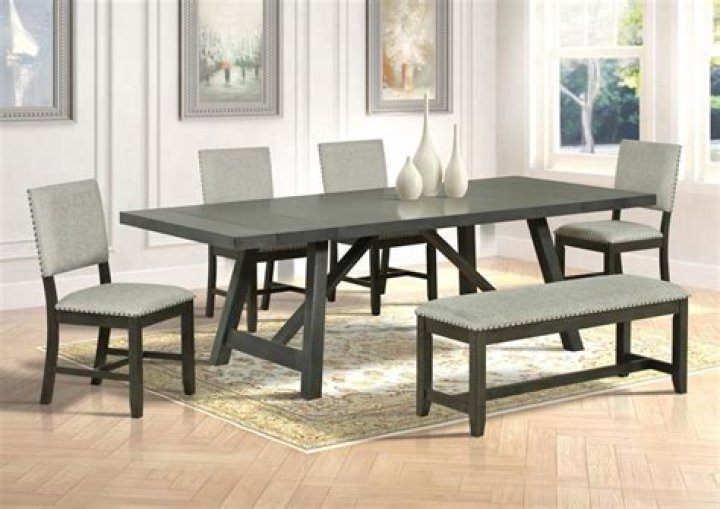 Urban Styles Furniture 2740 Encore Counter Height Dining Table, Black
