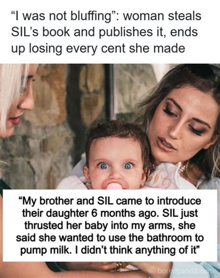 Woman steals pregnant SIL's baby name, family calls her 'childish